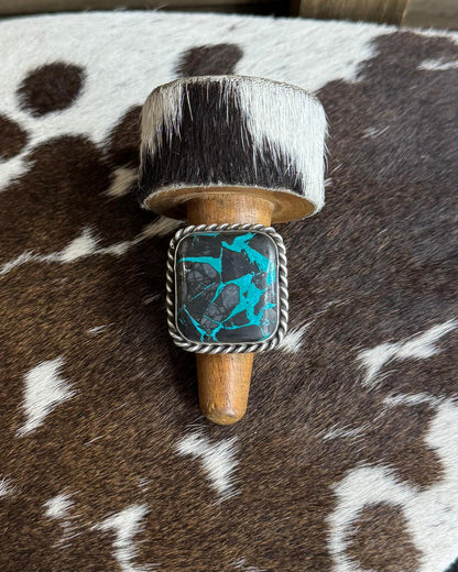 Black Buffalo Square Adj. Ring *Native