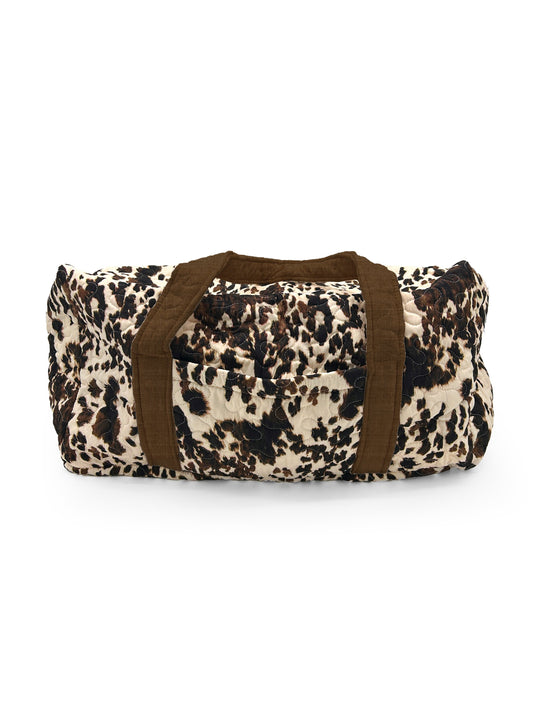 Bella Hide Quilted Duffle Bag