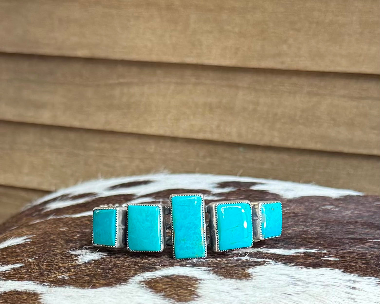 5 Stone Kingman Square Cuff *Native