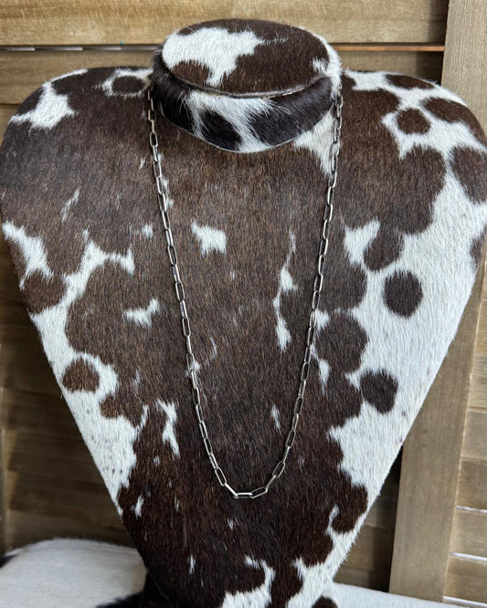 26 Paperclip Necklace *Native