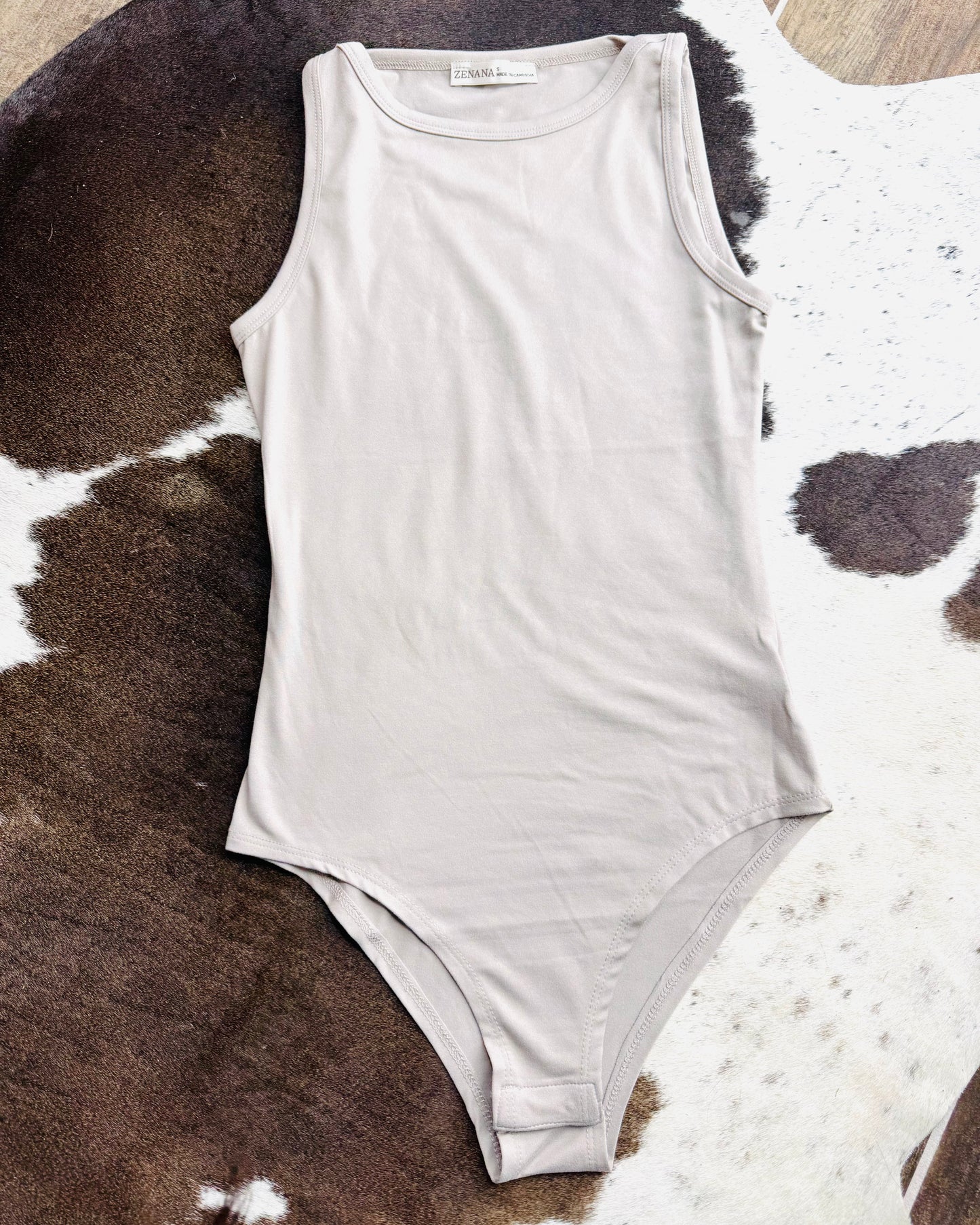 Elevated Basic Bodysuit *Nude