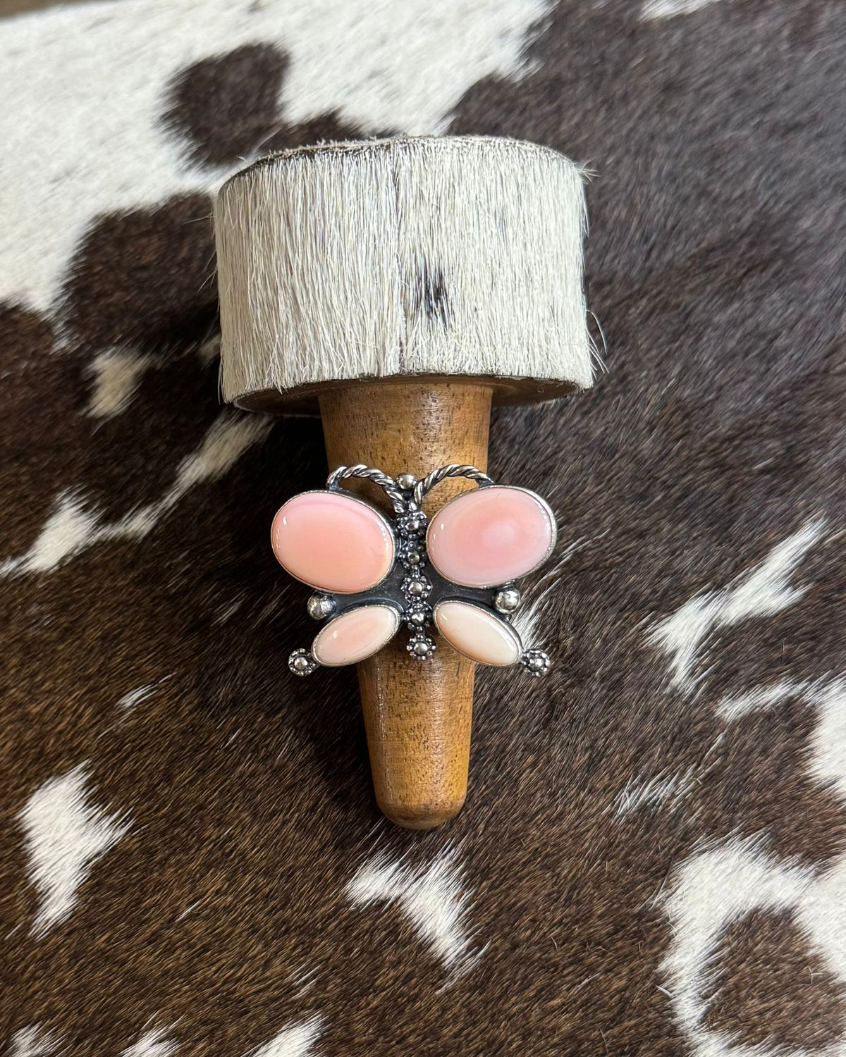 Pink Conch Butterfly Ring *Native