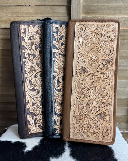 Tooled Travel Jewelry Case