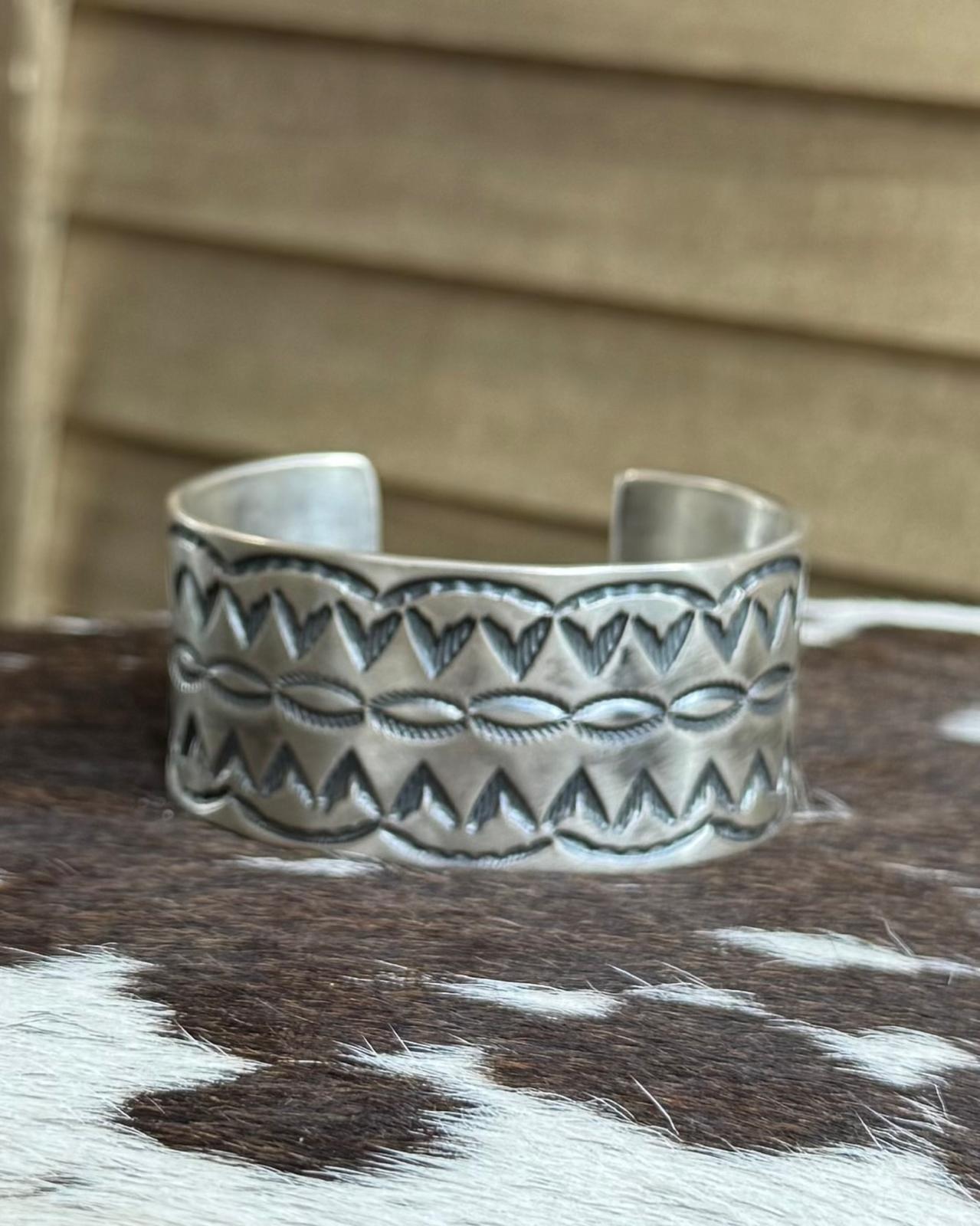 Silver Pattern Cuff *Native
