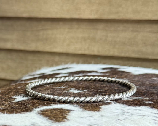 Sterling Silver Rope Cuff *NonNative