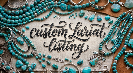 Redneck Pink & Turquoise pre order Lariat [Deposit ONLY]