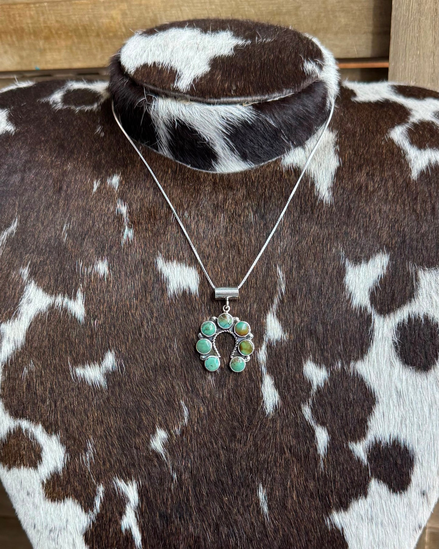 Green Turquoise Dainty Naja Necklace *Native