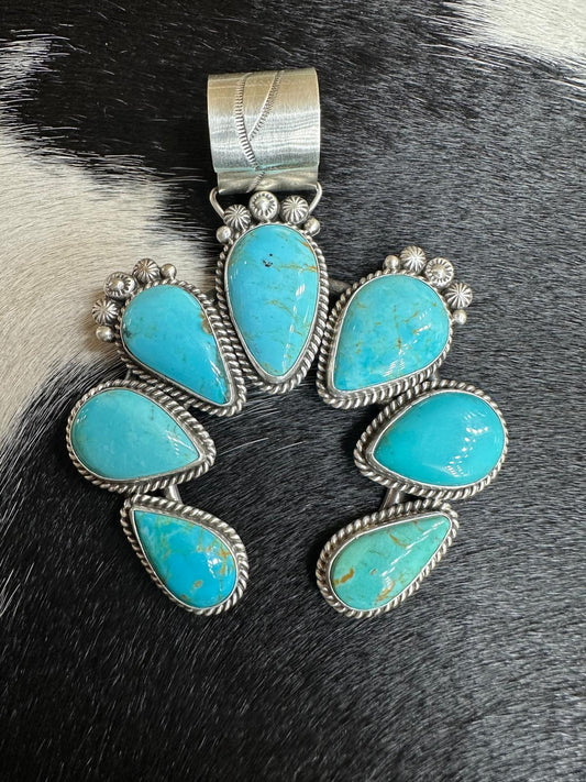 Kingman Chunky Naja Pendant *Native