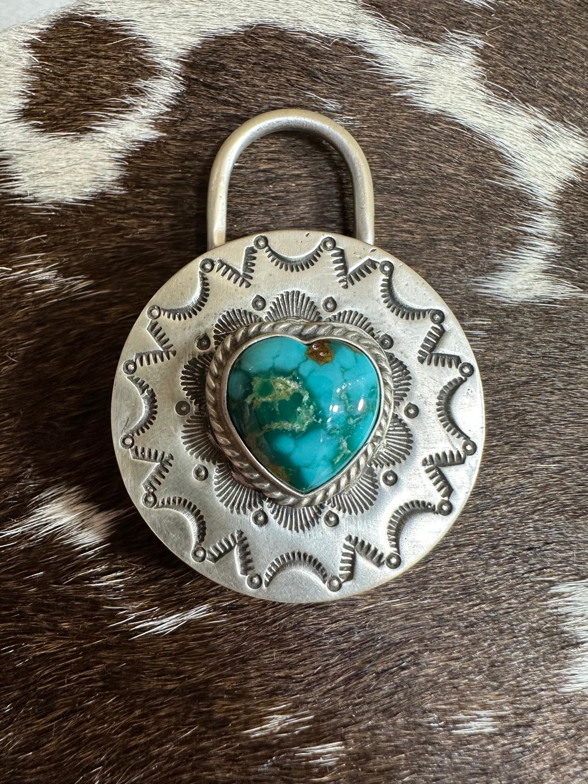 LG Lock Kingman Heart Pendant *Native