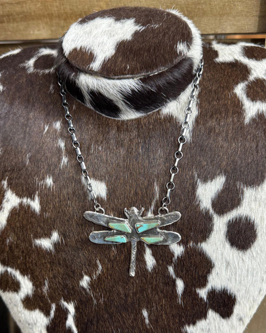 19" Dragonfly Kingman Necklace *Native
