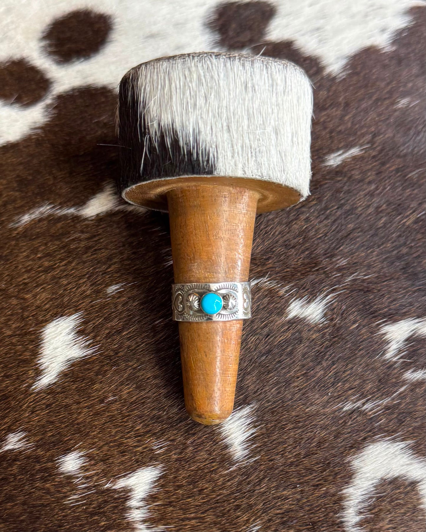 Turquoise Sterling Band Ring *Native