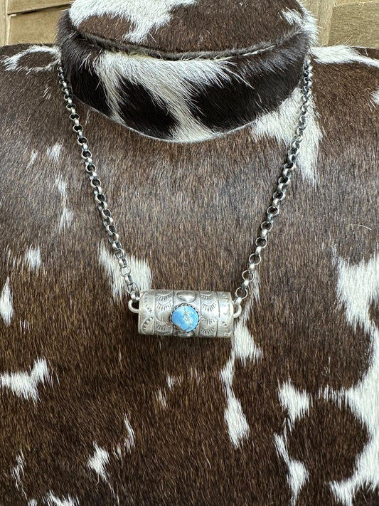 Golden Hills Barrel Chain Necklace *Native