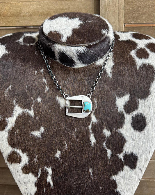 Buckle Square Necklace *Native