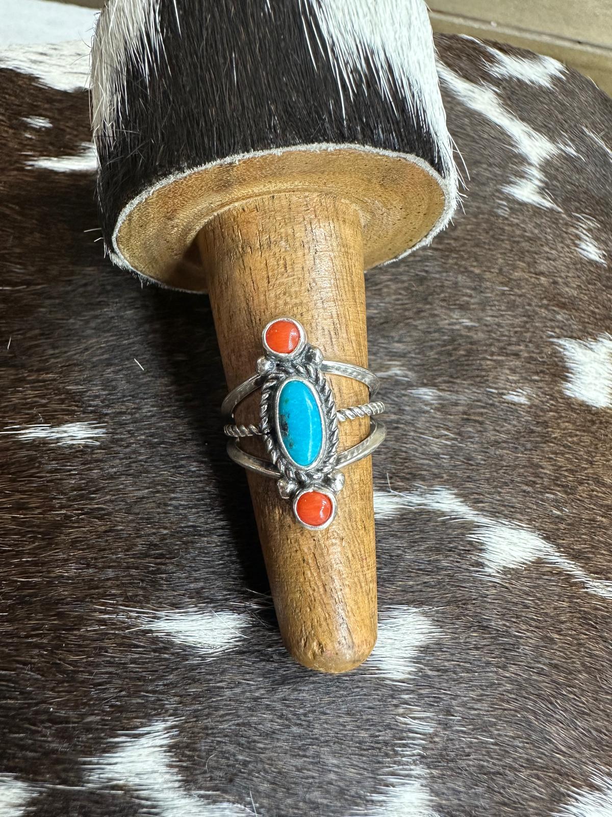 Tina Benally Spiny & Turquoise Sz 8 * Native