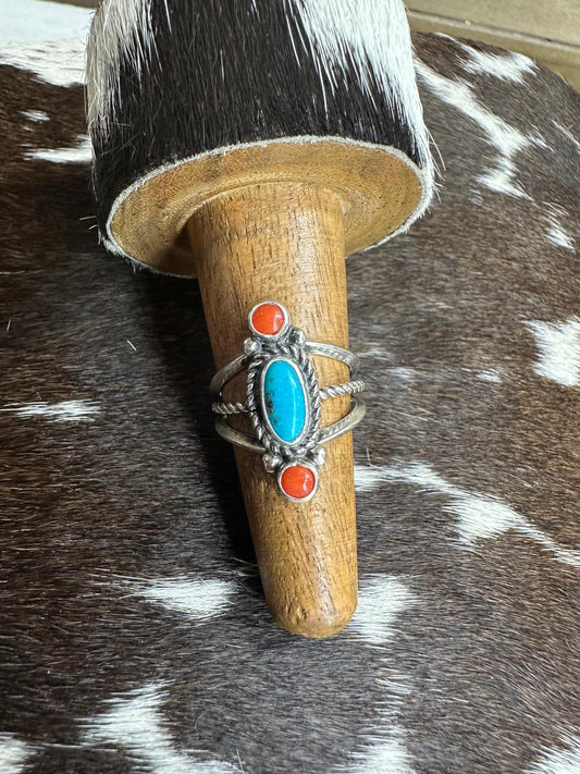 Tina Benally Spiny & Turquoise Sz 8 * Native