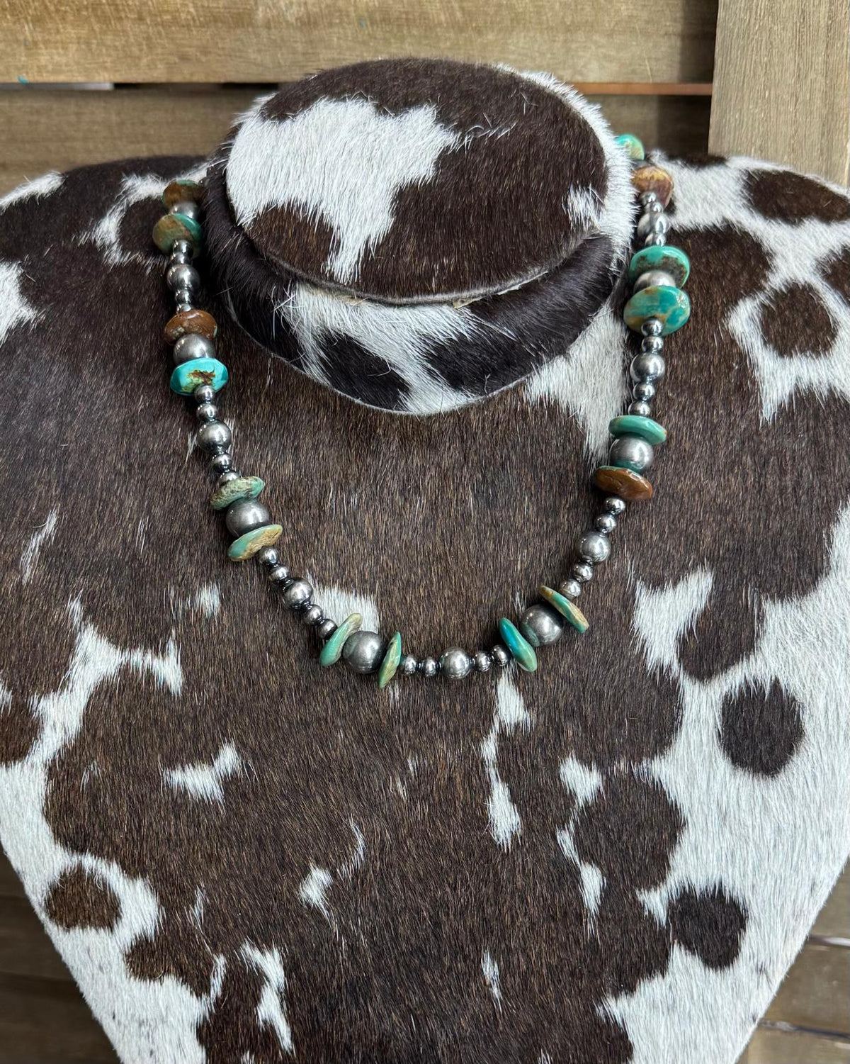17" Kingman Pearl & Chip Necklace *NonNative