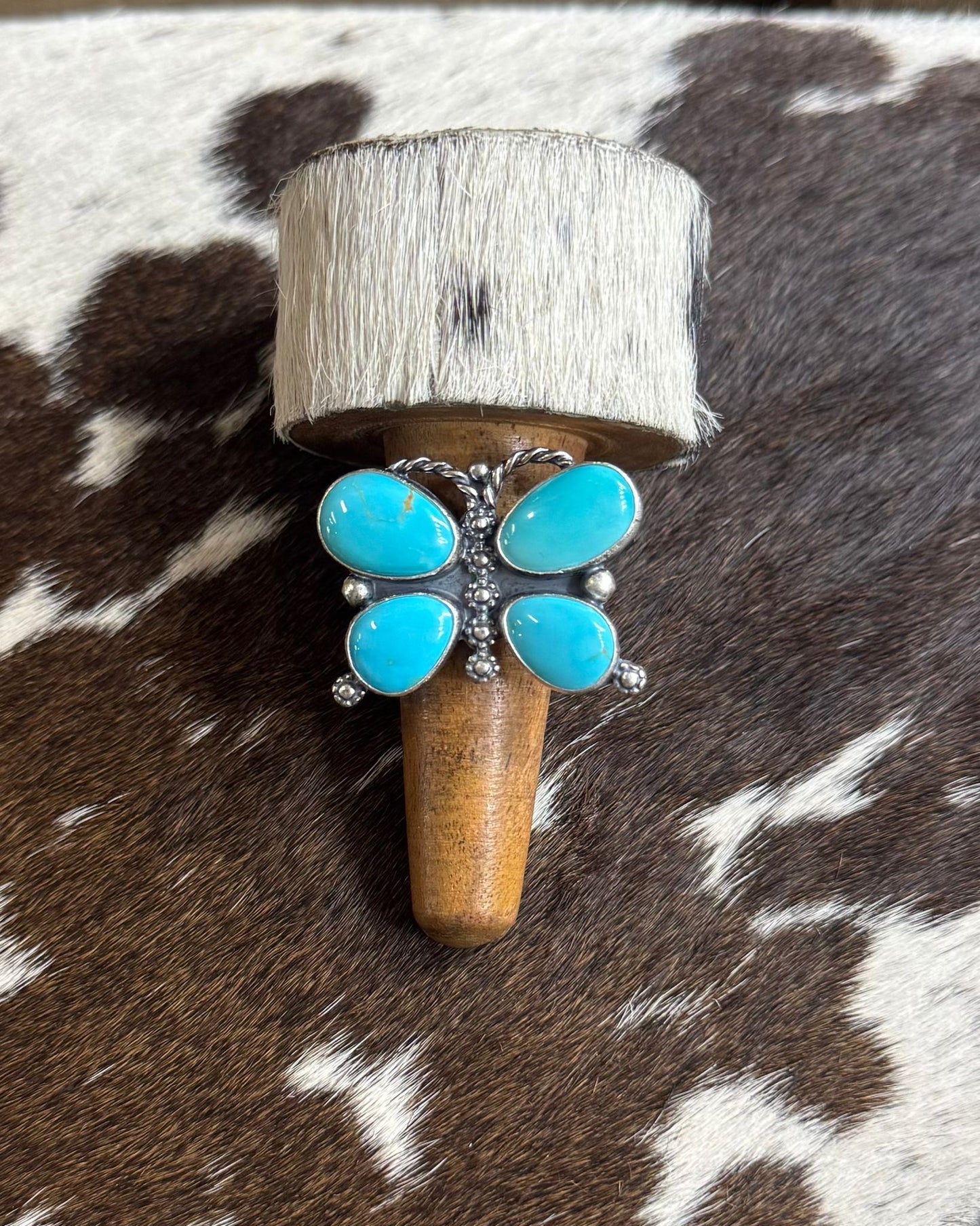 Turquoise Butterfly Ring *Native