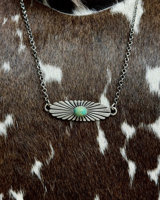 20" Oval Concho Necklace *Native