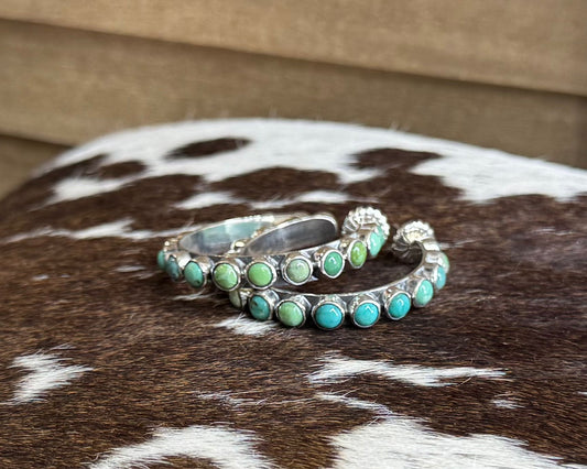 Federico Jimenez Med Hoop Earrings