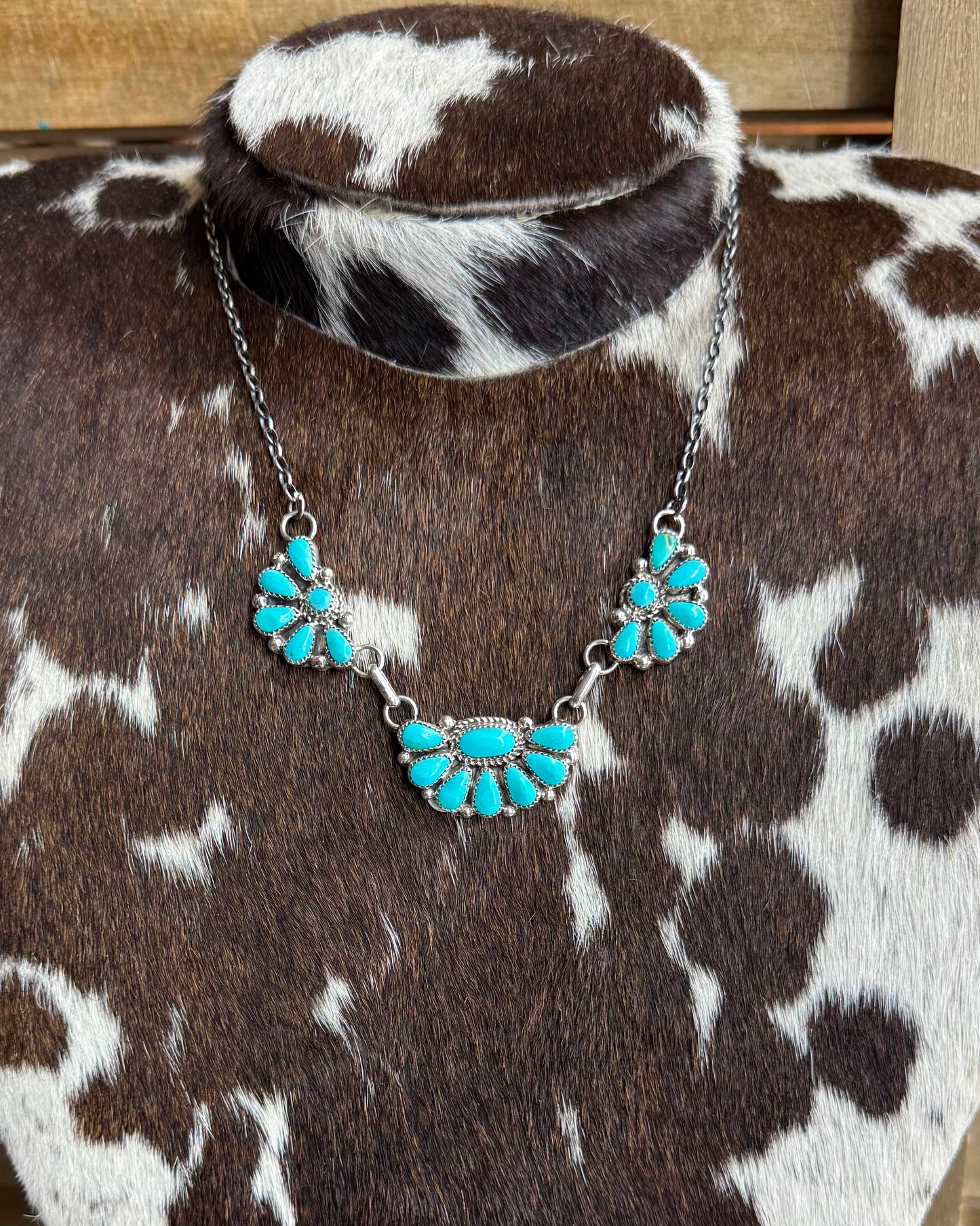 Tri Half Cluster Necklace *Native