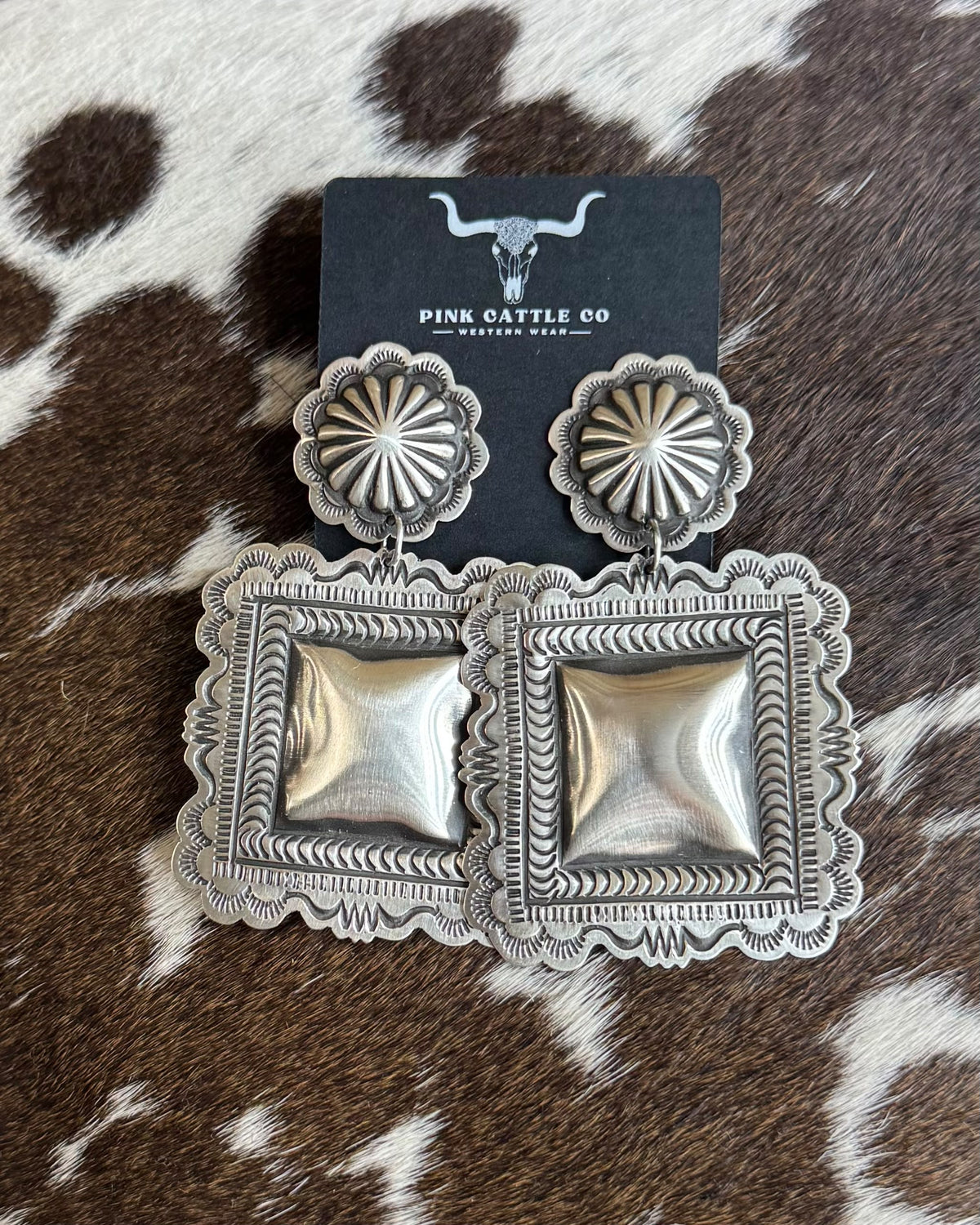 L.Tahe Square Earrings *Native