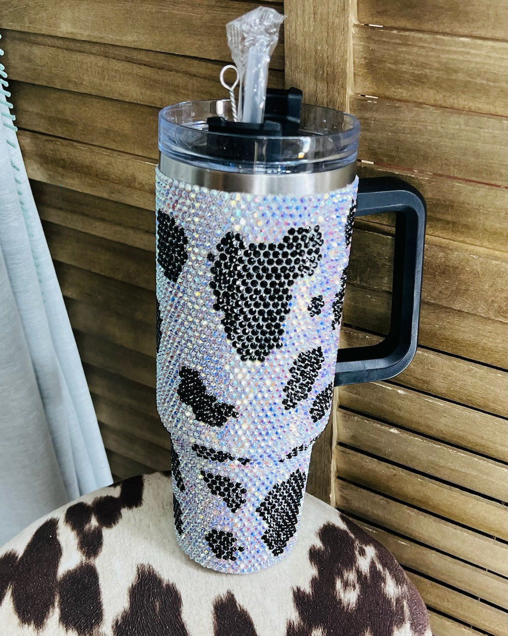 Bling Cow Tumbler