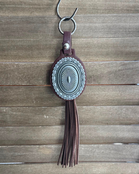 Concho Fringe Bag Charm