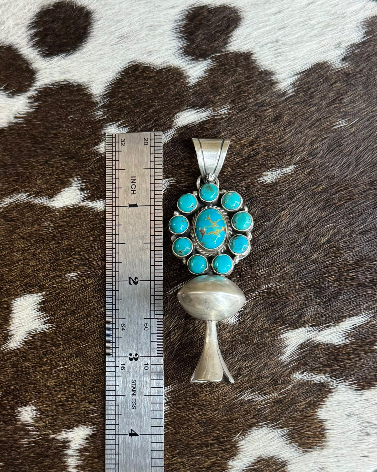 Flower Blossom Kingman Cluster Pendant *Native