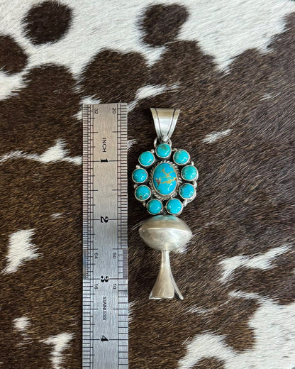 Flower Blossom Kingman Cluster Pendant *Native