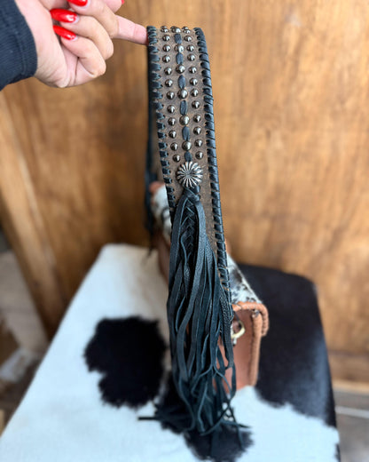 27” Concho Studded Shoulder Strap