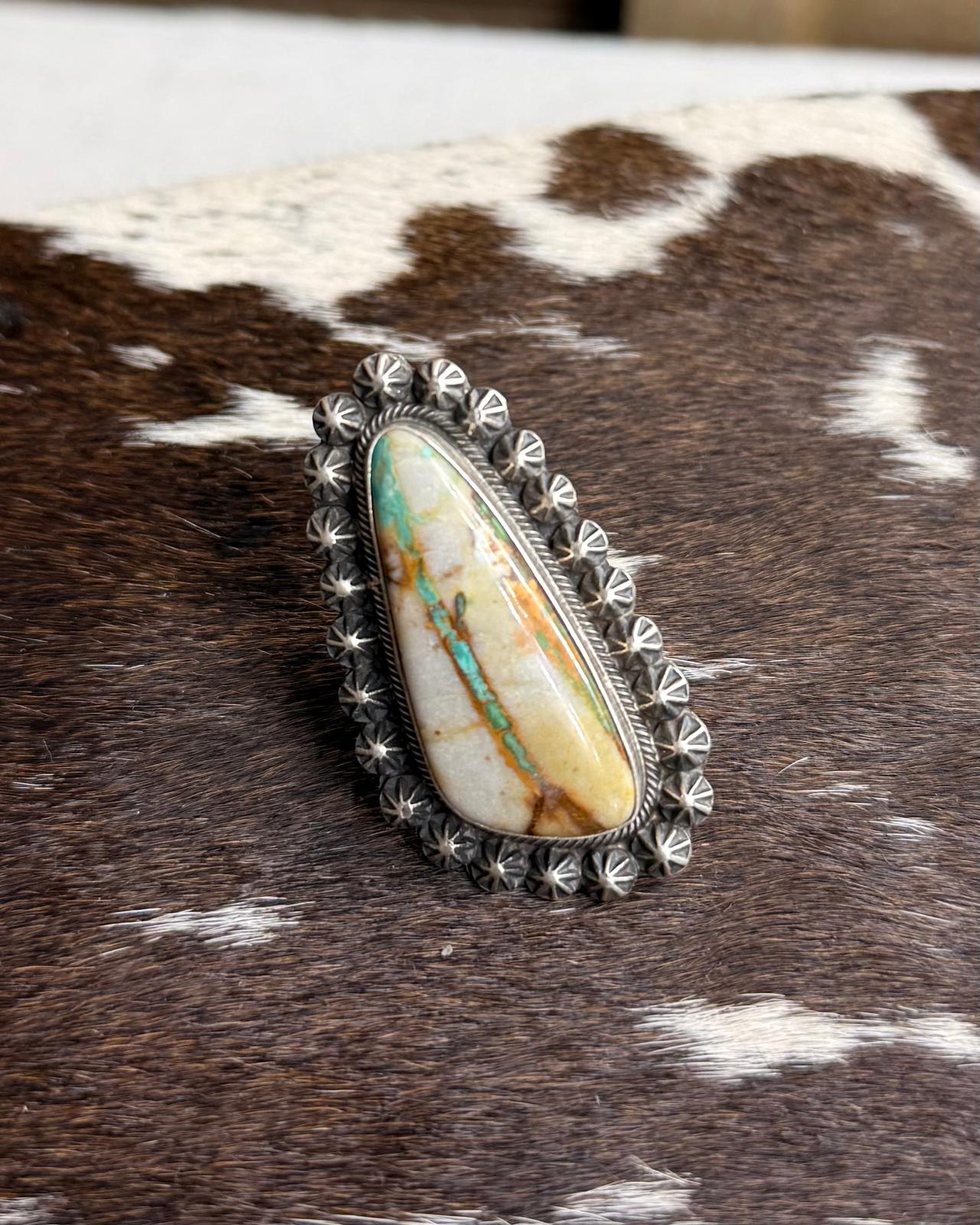 Royston Ribbon Studded Ring