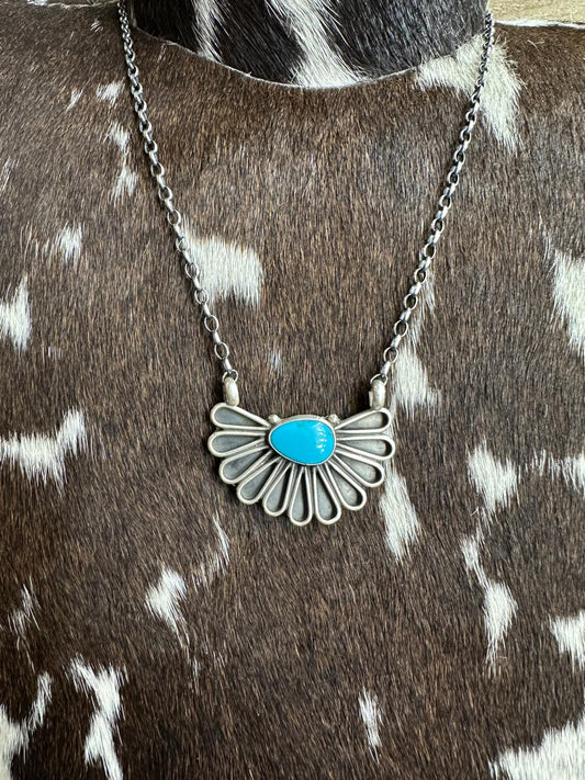 Geraldine James Sterling Cluster Necklace