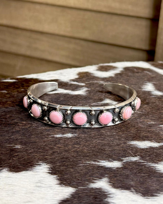Reed Charley Pink Conch Cuff *Native