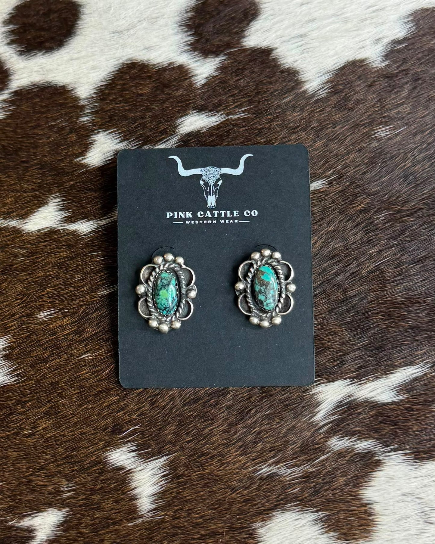 Small Oval Stud Earrings *Native