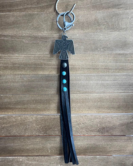 Thunderbird Fringe Bag Charm
