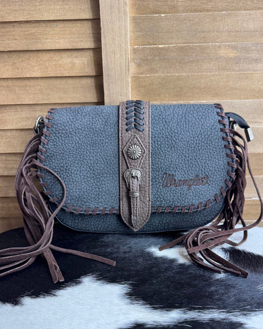 Wrangler Black Buckle Bag