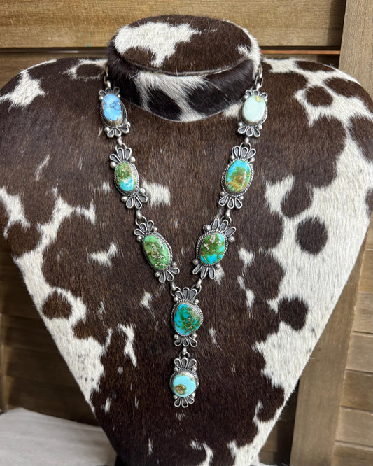 Gilbert Nez Multi Sonoran Lariat Necklace *Native