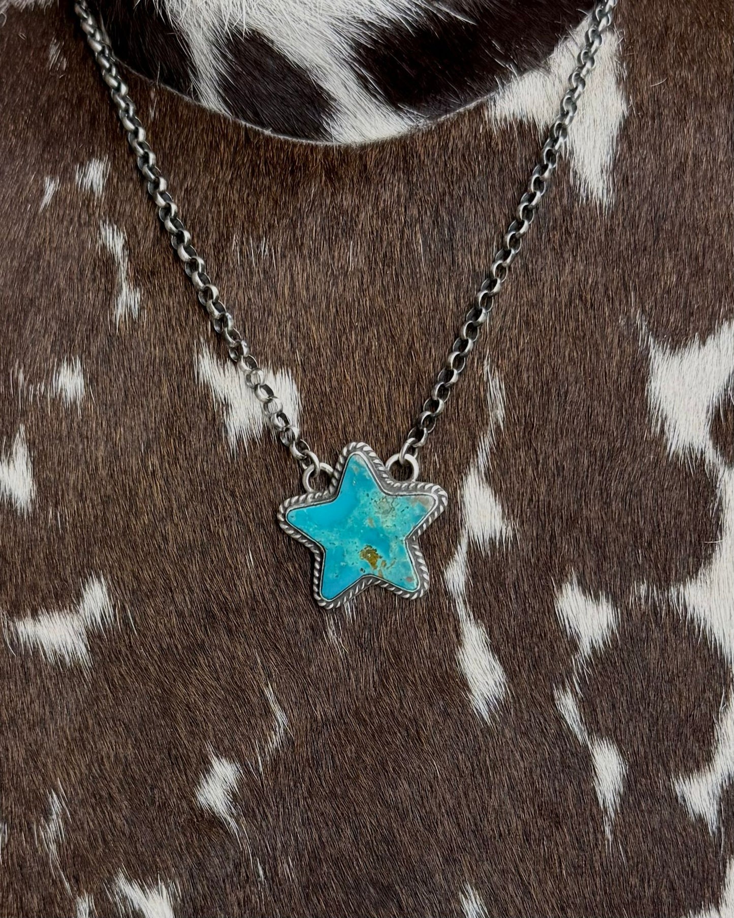 18” Kingman Star Necklace *Native