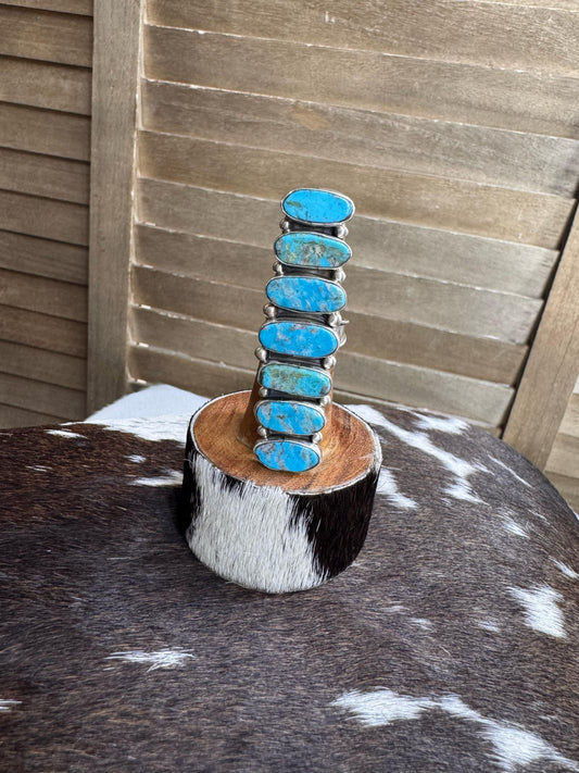 7 Stone Long Kingman Ring *Native
