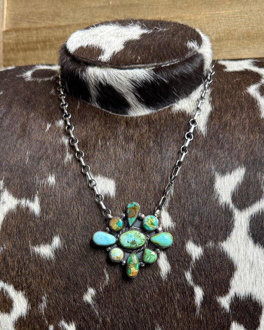 17.5" Sonoran Full Cluster Necklace*Native