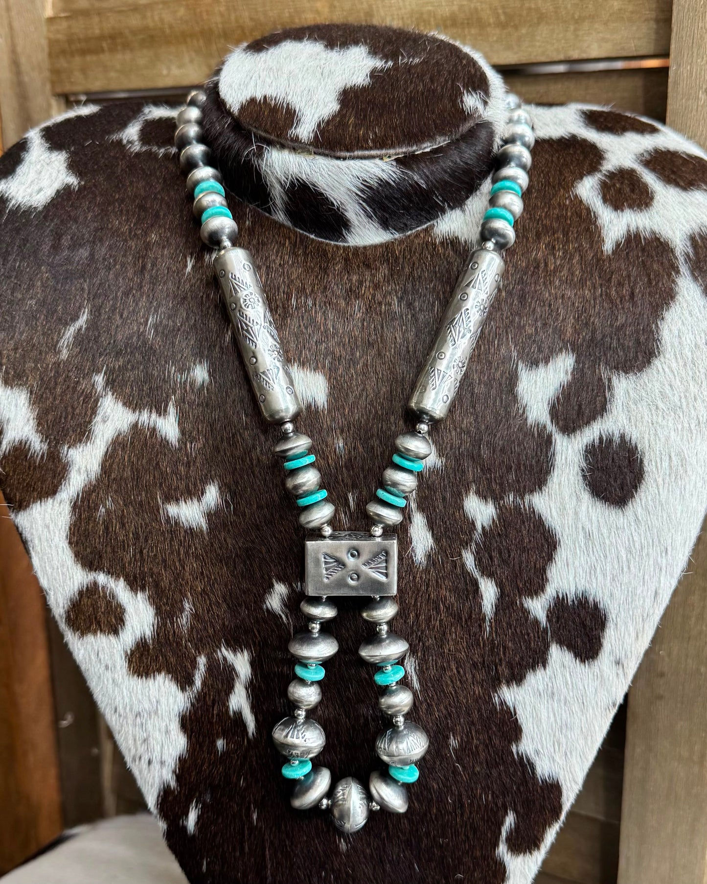 Handmade Pearl & Turquoise Jacla *Native