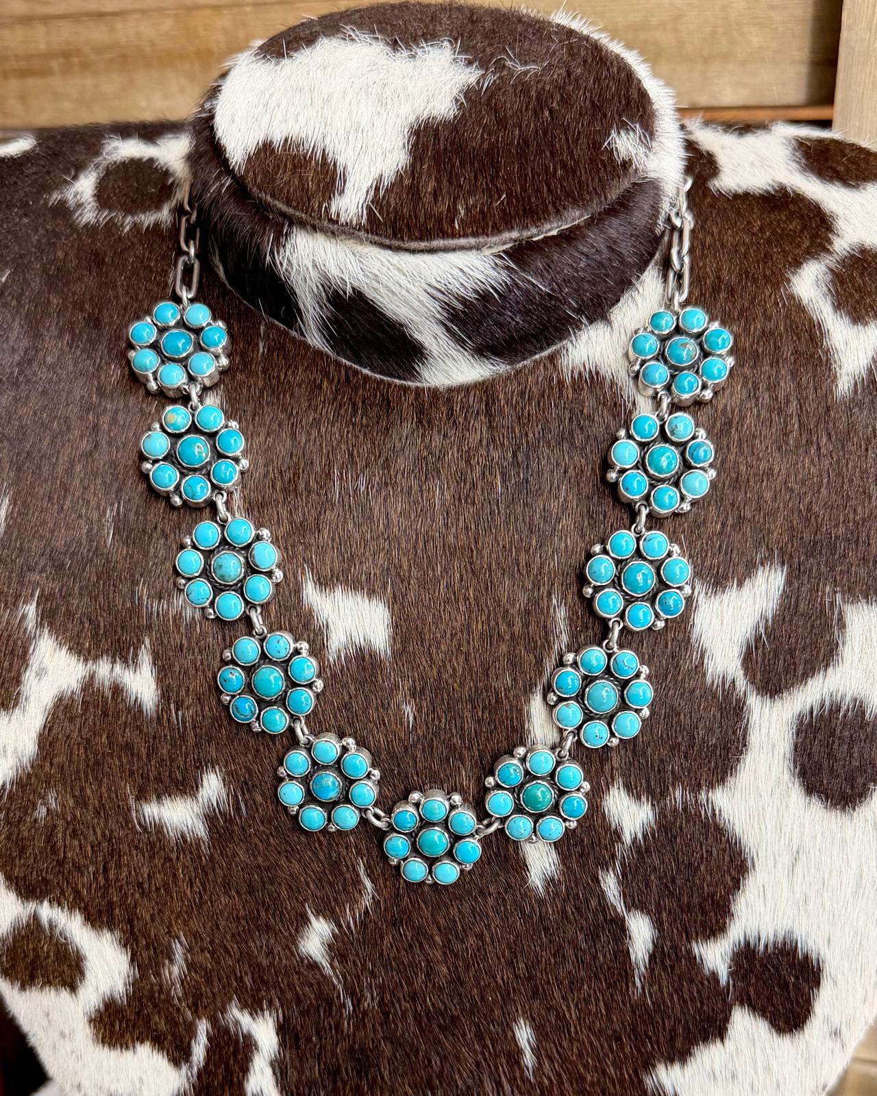 20" Federico Jimenez All Cluster Necklace