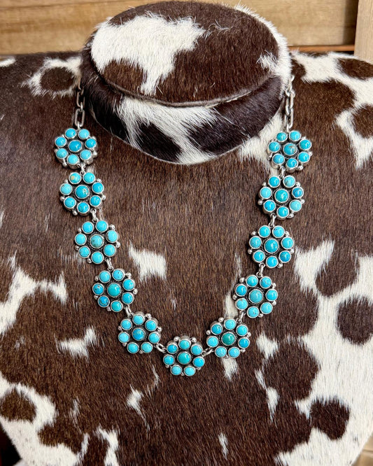 20" Federico Jimenez All Cluster Necklace *Native