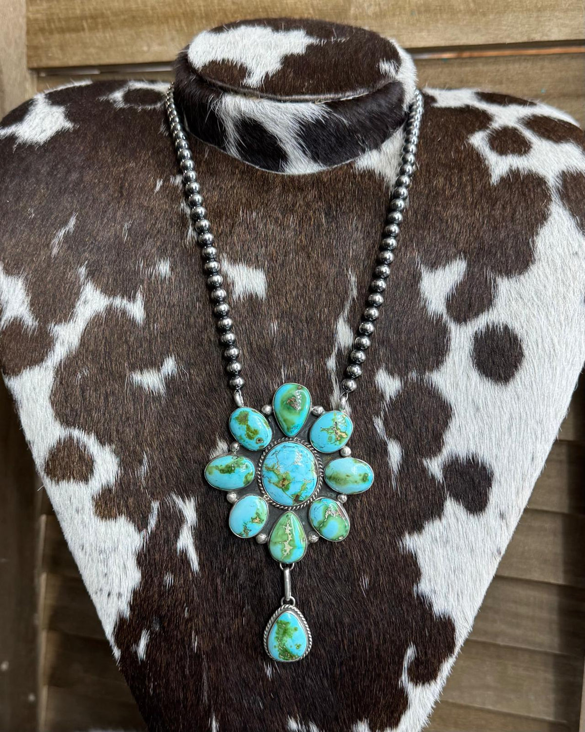 Sonoran Cluster & Pearl Lariat Necklace *Native