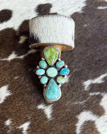 Multi Stone Adj Ring * Native