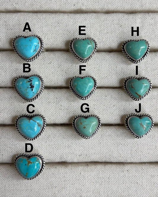 Simple Heart Adj Ring *Native
