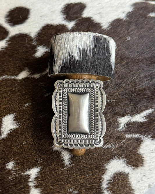 Sterling Lg Rectangle Ring *Native