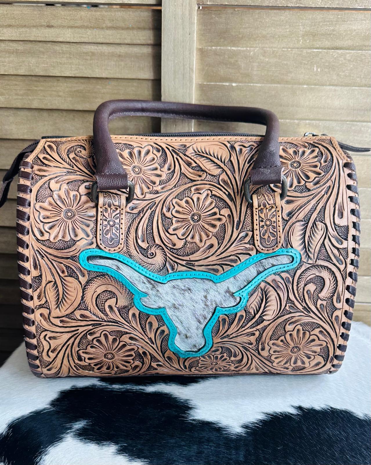 Longhorn Cowhide Medium Speedy