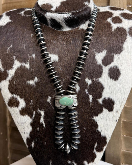 20" Royston & Golden Hills Reversible Jacla Necklace *Native