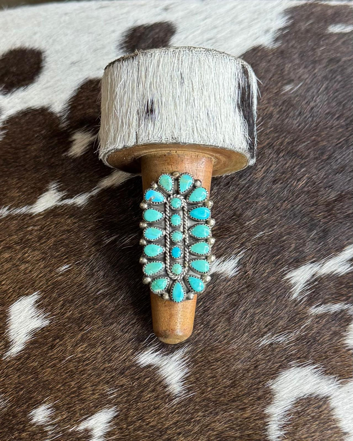 Sz 9 Vintage Cluster Ring *Native